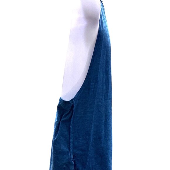 Icyzone Tank Top Teal Blue Racerback Side Cutouts Workout Mens Size Large - Picture 2 of 7